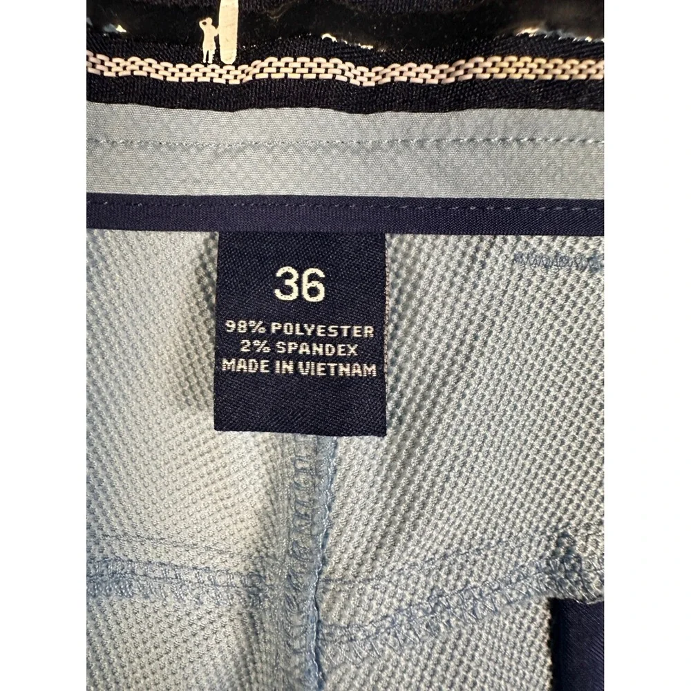 Johnnie-O Sterling Mens Golf Shorts Light Blue Stretch‎ JMSH1070 Size 36